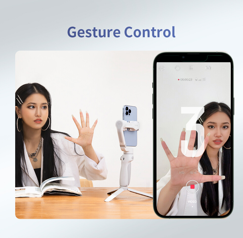 Zhiyun Smooth Q4 Gimbal 3-Axis Portable Foldable for Android iPhone Stabilizer