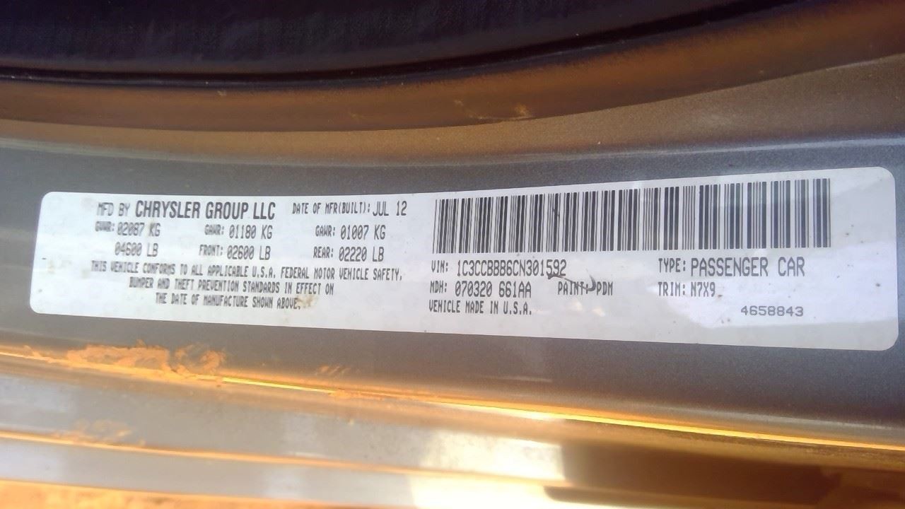 Engine ECM Electronic Control Module 2.4L 6 Speed Fits 12 200 283406