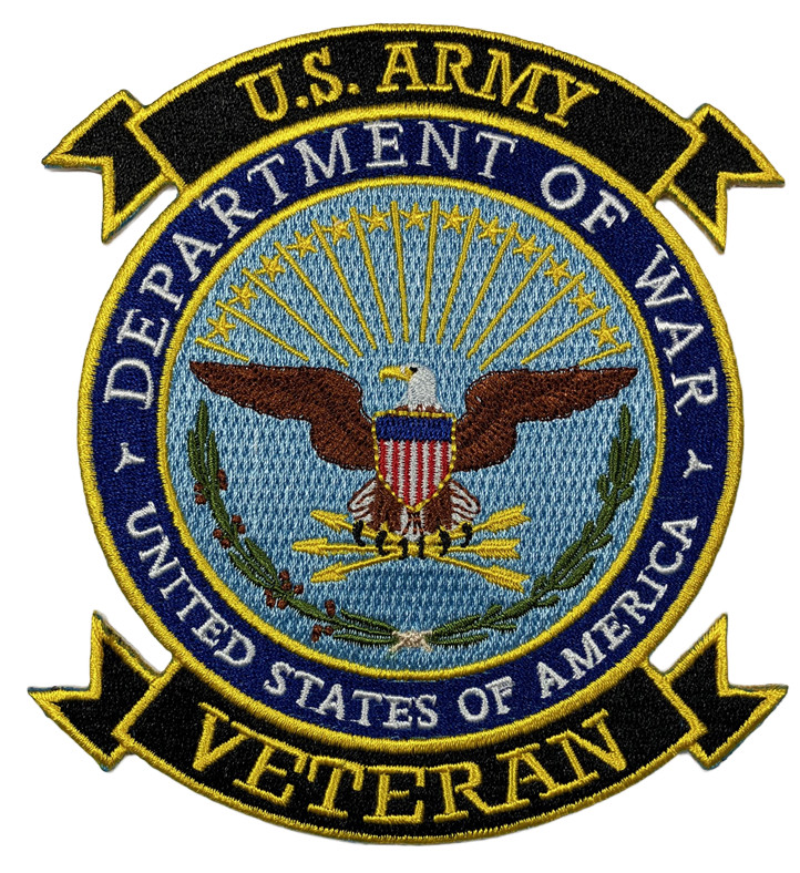 U.S. ARMY Dept of War Veteran patch