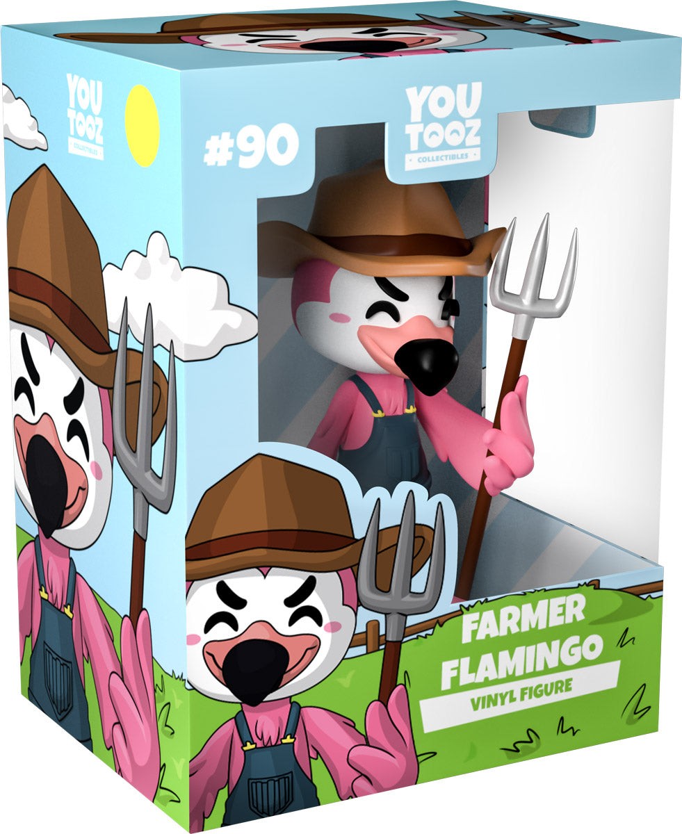 Youtooz Gaming Farmer Flamingo Vinyl Figure H4.9inch Model