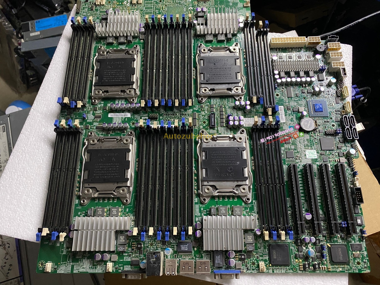 1pc X9QRI-F+ supports E5-4600 V2 4-way server motherboard
