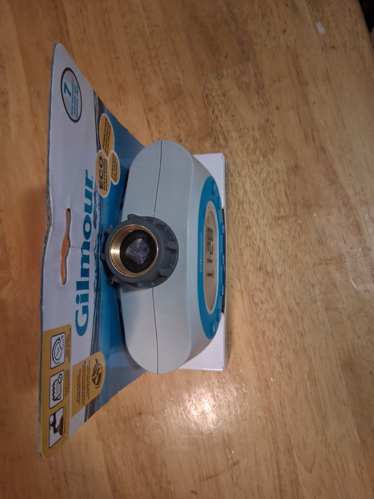 Gilmour Double Hose Outlet Programmable Electronic Water Timer 2 Zone Irrigation