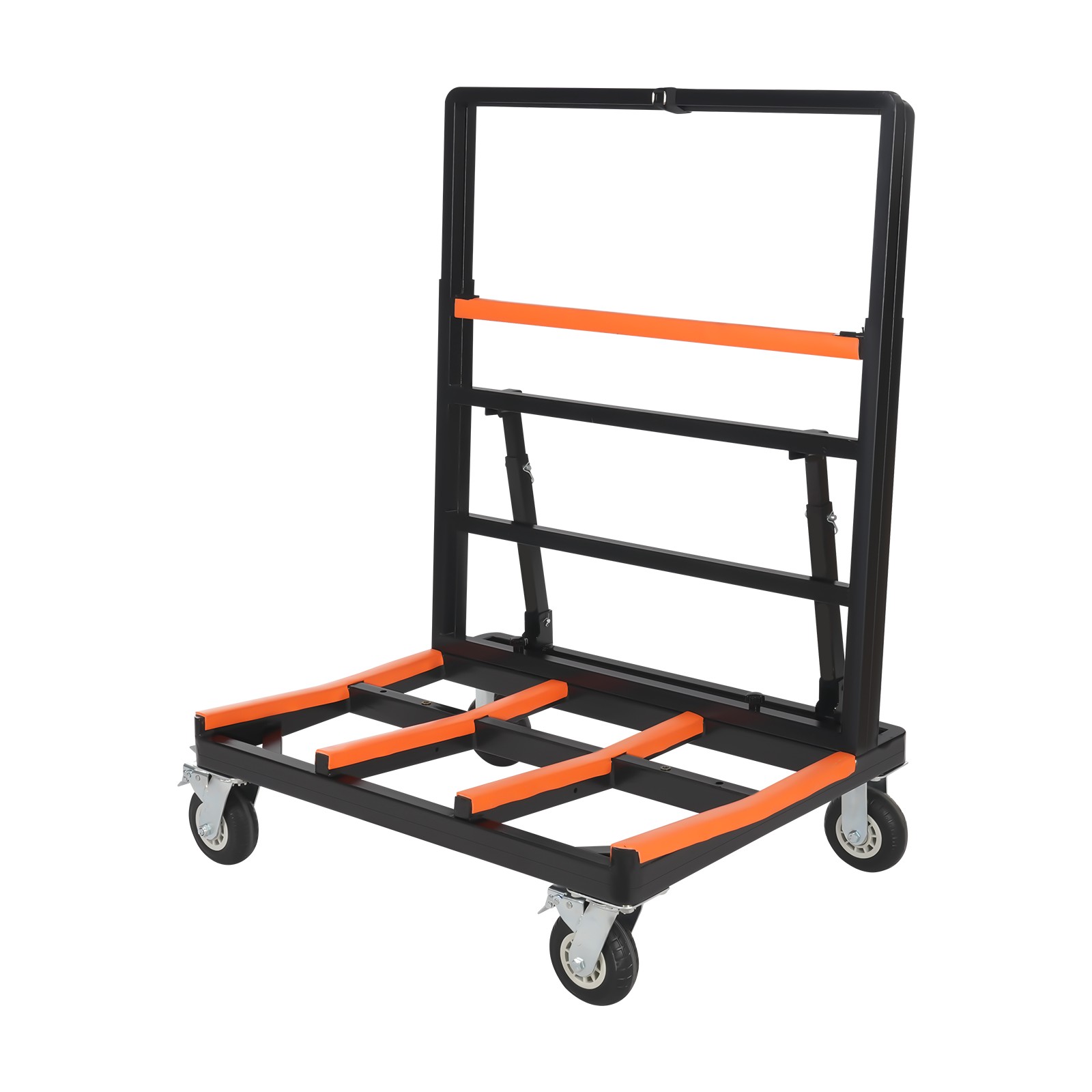 2200lbs Drywall Sheet Cart Folding Plywood Panel Dolly Trolley Truck 4 Wheels