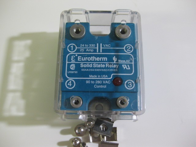 EUROTHERM SOLID STATE RELAY * SSAA25A330V/HAC * 90 to 280 VAC 25AMP * Made USA