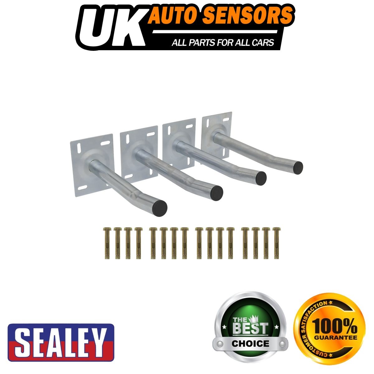 Sealey Wall Mounting Storage Hooks Set of 4 APWH