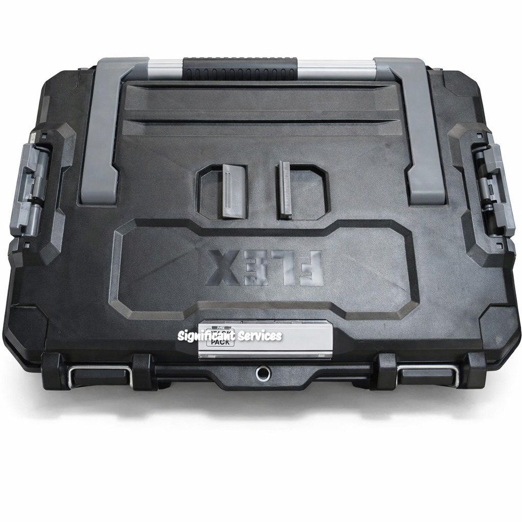 FLEX FS1102 Stack Pack Medium Modular Tool Box Storage Case