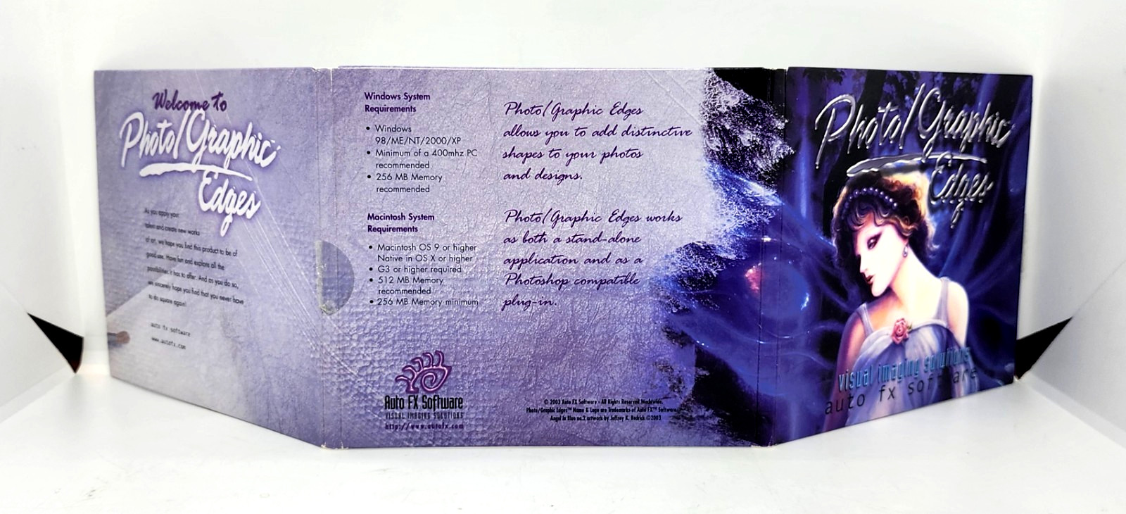 PHOTO GRAPHIC EDGES ~ VISUAL IMAGING SOLUTIONS ~ AUTO FX SOFTWARE 3CD-ROM (2003)
