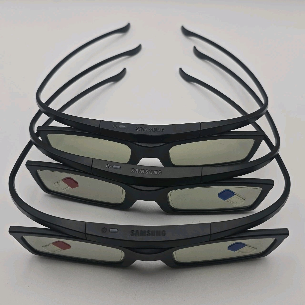 Lot of 3 Samsung SSG-5150GB 3D Active Glasses Black for 3D TV