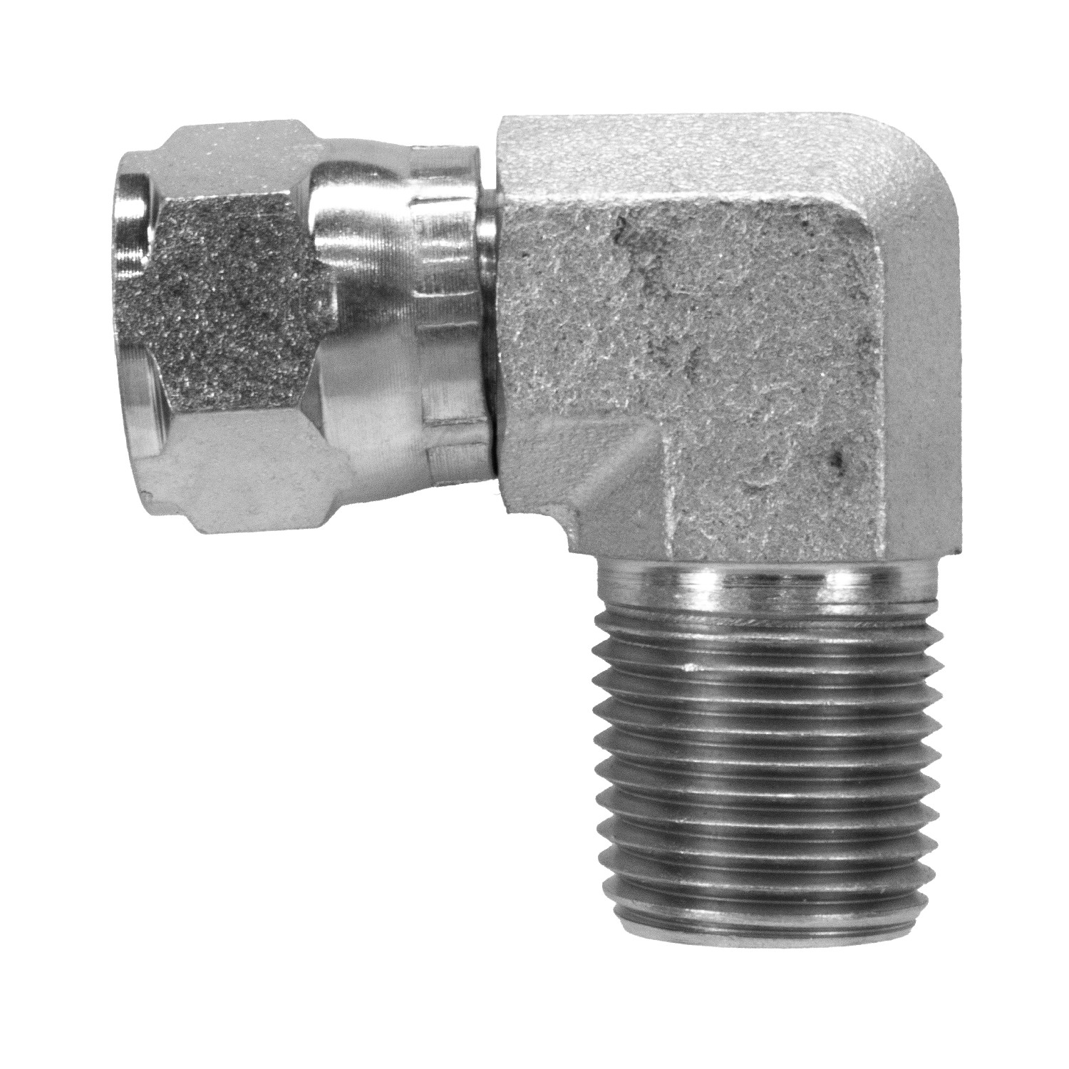 6501-16-16 Hydraulic Fitting 1" Female JIC Swivel X 1" Male NPT Pipe 90