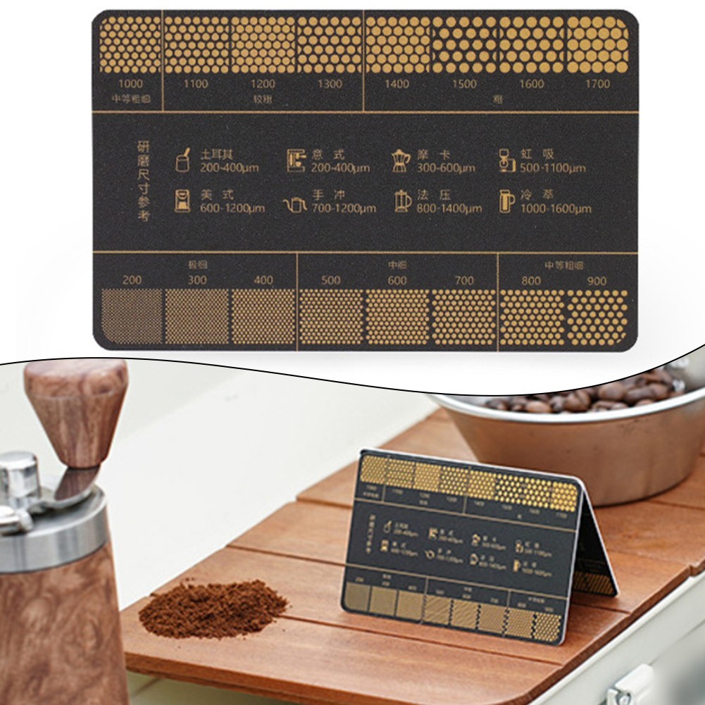 Portable Coffee Grind Measure Tool with Ruler for Brewing For Precision