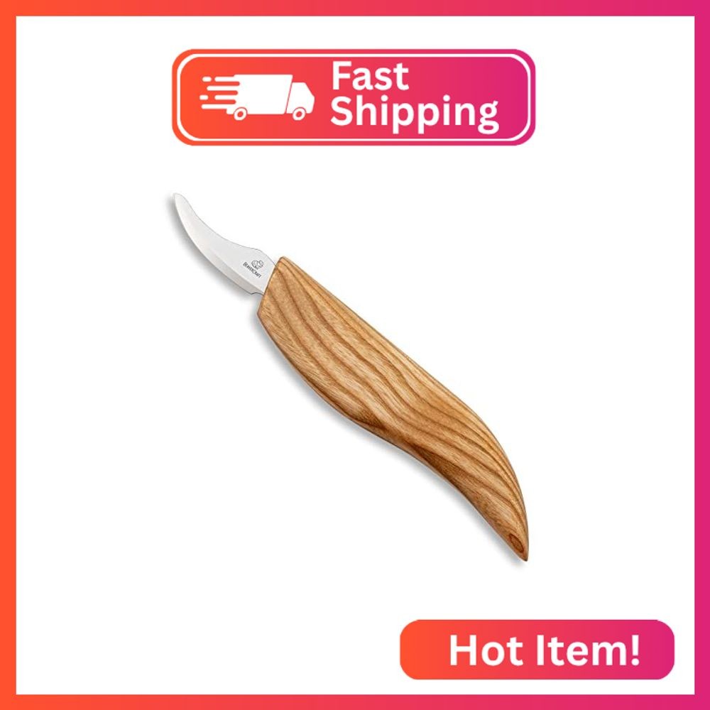BeaverCraft Wood Chip Carving Knife for Beginners & Kids - Safety Whittling Kniv