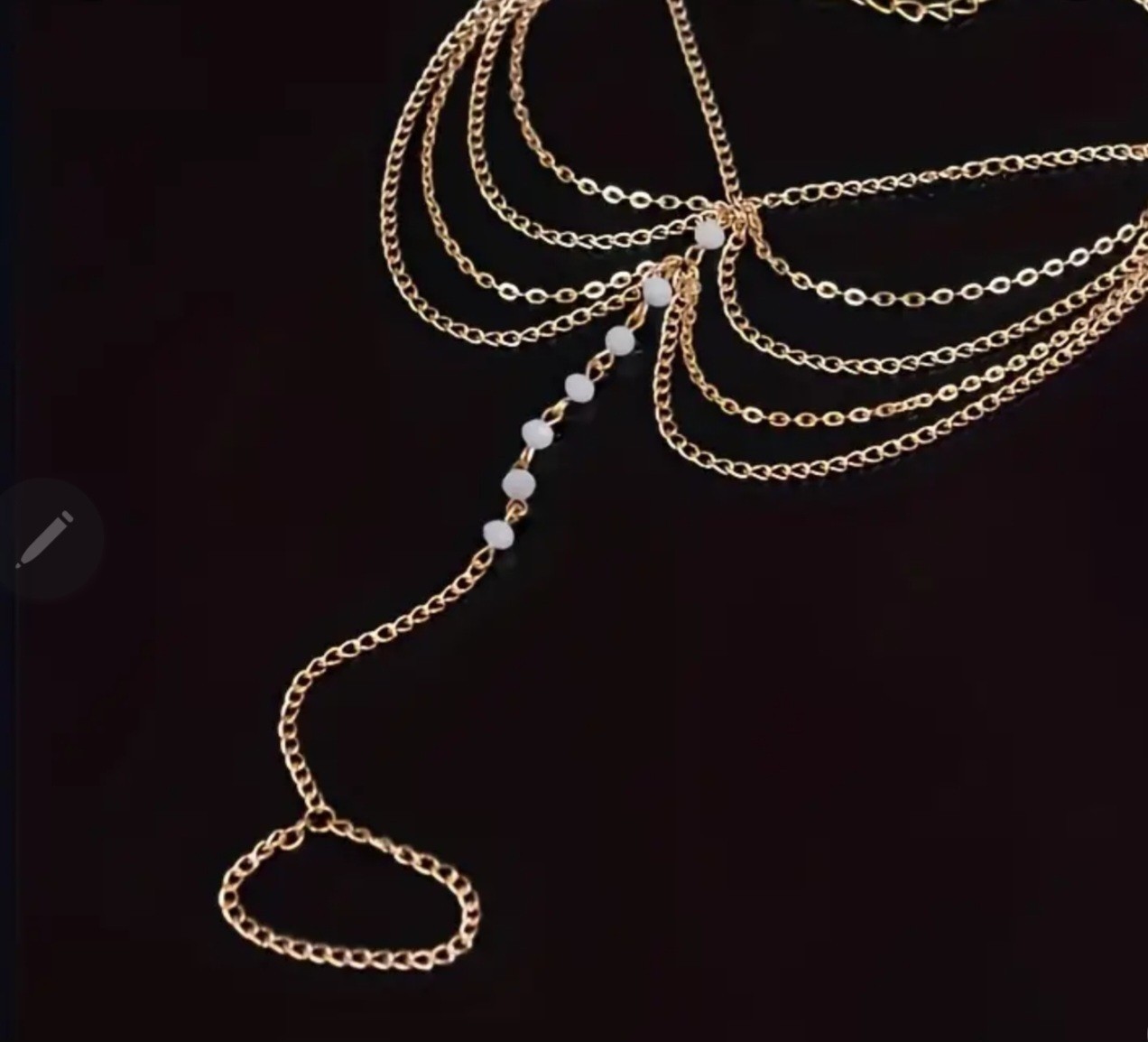 Designer Original Multi-Layered Toe Ring Chain UNIQUE LOOK