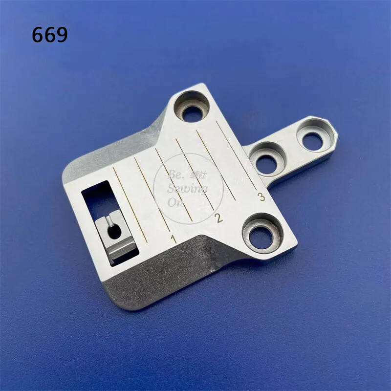 669 needle plate 0659 210010+teeth 0659 200010 sewn leather handbag