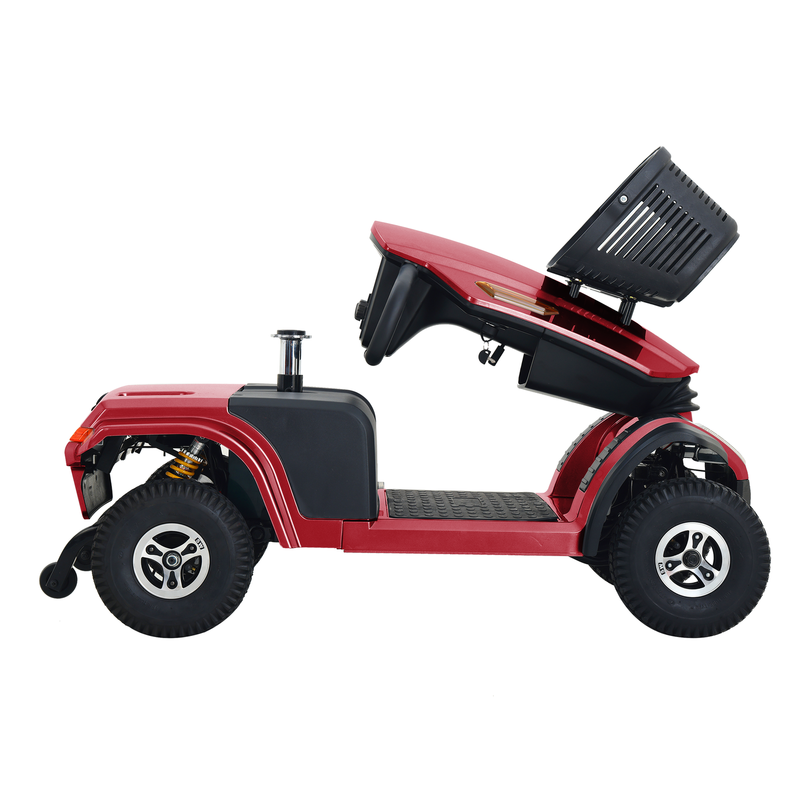 4 Wheel Mobility Scooter 800W All Terrain Electric Scooter Swivel Seat Headlight