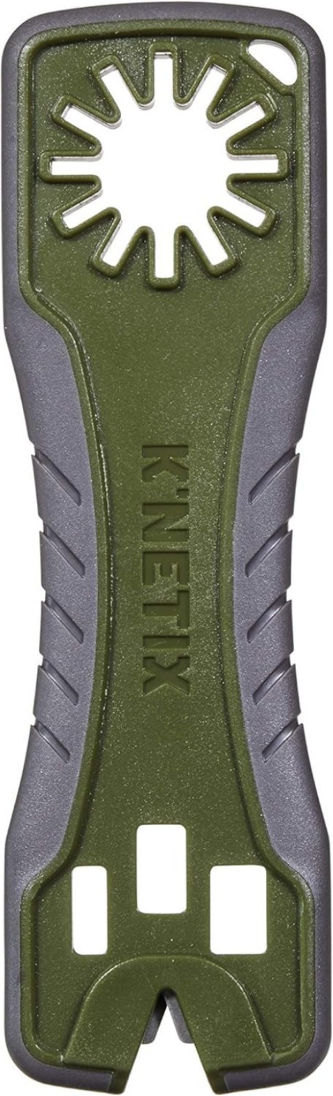K’Netix MV² Broadhead Wrench & Sharpener, Gray & Olive