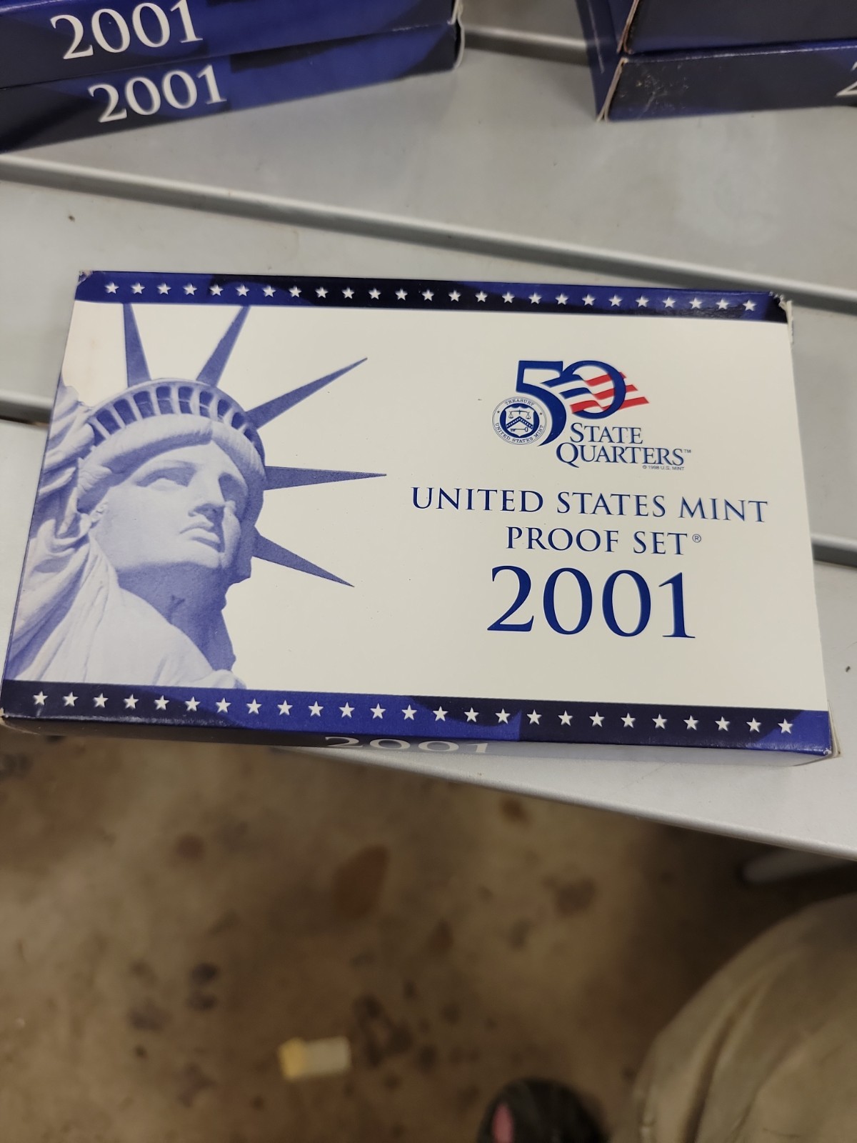 2001 United States Proof Set - box and paperwork included