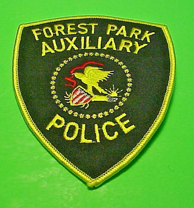 FOREST PARK  ILLINOIS  IL  4 1/4" AUXILIARY  POLICE PATCH  FREE SHIPPING!!!