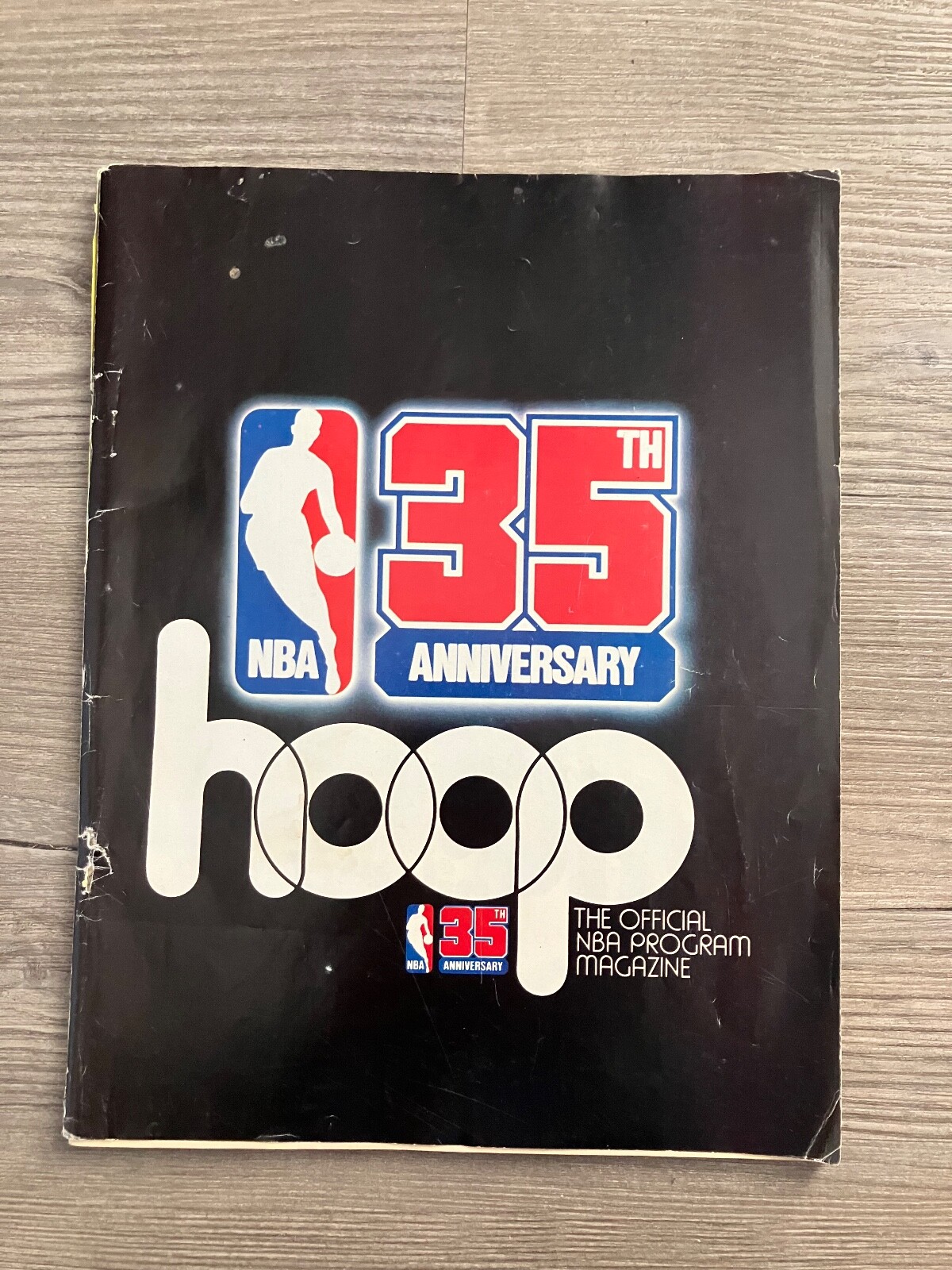 1980 NBA 35th Anniversary Hoop Program  Philadelphia 76ers vs Atlanta Hawks DR J