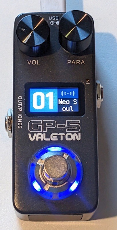 Valeton GP-5 Super Compact Multi-Effects Processor with NAM/IR Loader Pedal