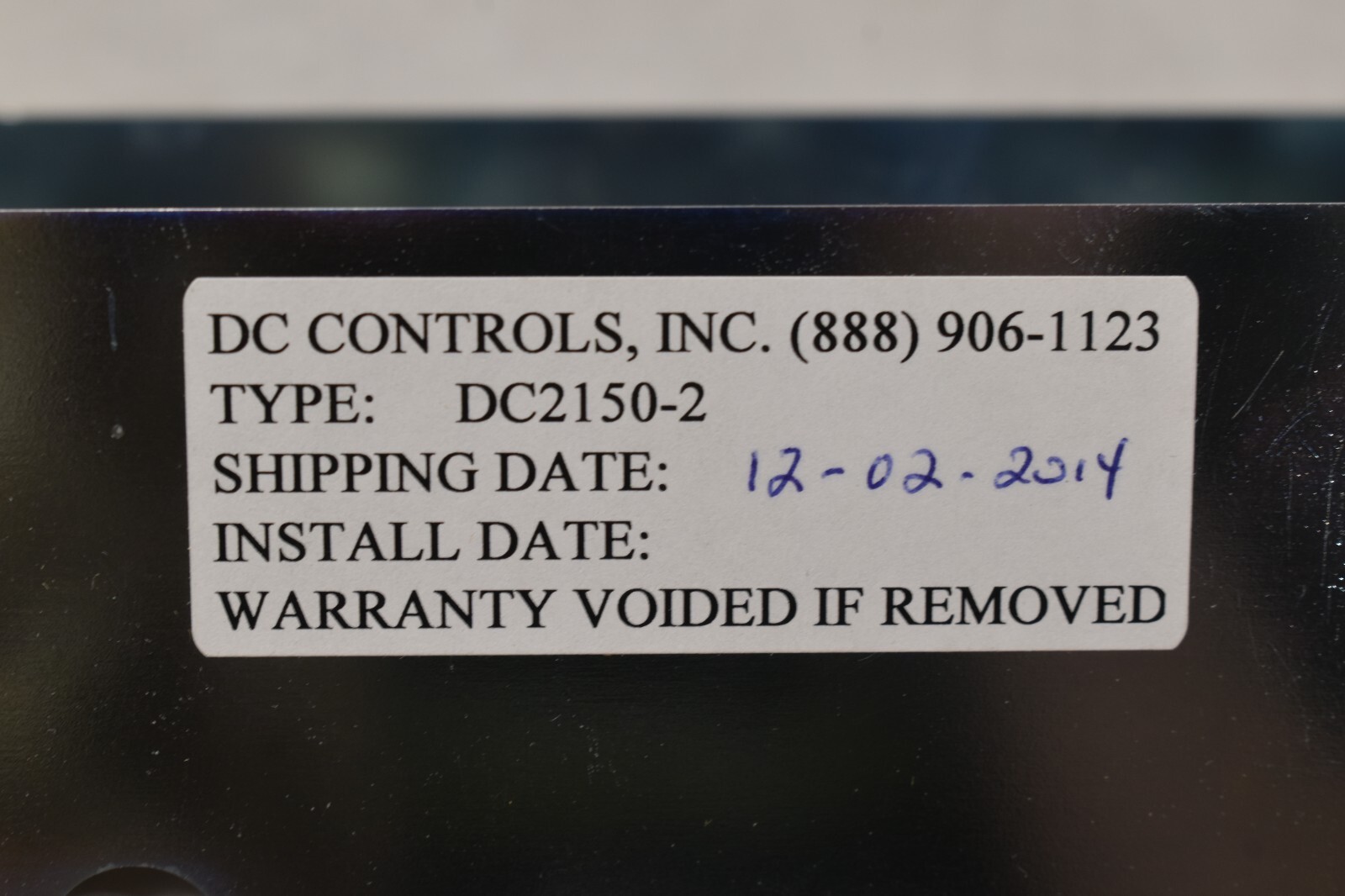 Horton DC2150-2 Belt Drive Control Box Assembly