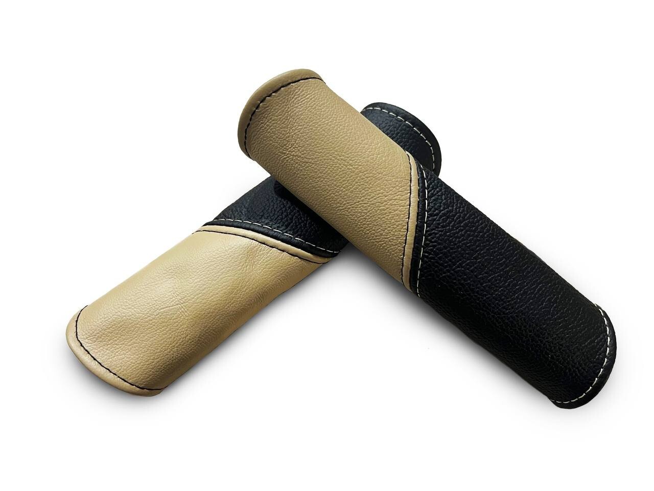 New Real LEATHER Door Handle Cover In 2-Tone Stitch For Chevy Corvette C5 97-04