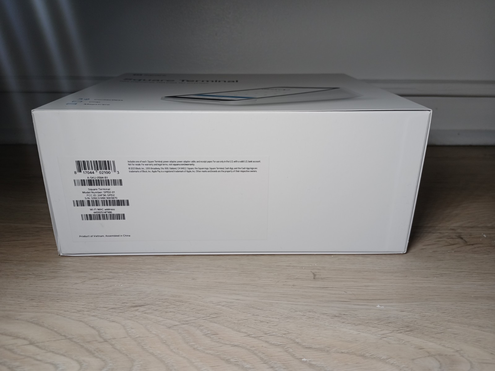 Sealed Square Terminal - Credit Card Machine | Mobile POS SPD2-01