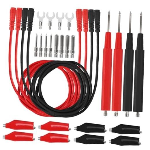DIANN 2 Sets 16 in 1 Multimeter Test Leads Kit Digital Probes & Leads Set with