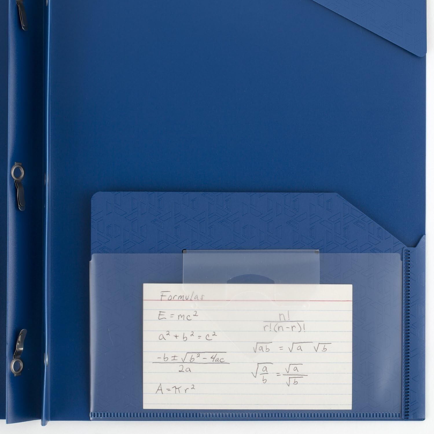 Five Star 2 Pocket Folder, Stay-Put Folder, Plastic Colored Folders with Pock...