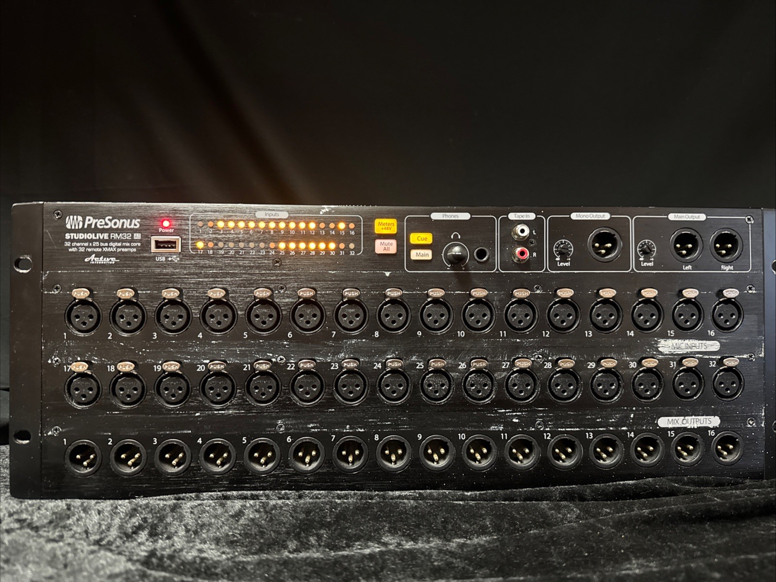 PreSonus StudioLive RM32AI 32-Channel Rackmount Digital Mixer w Power Cord