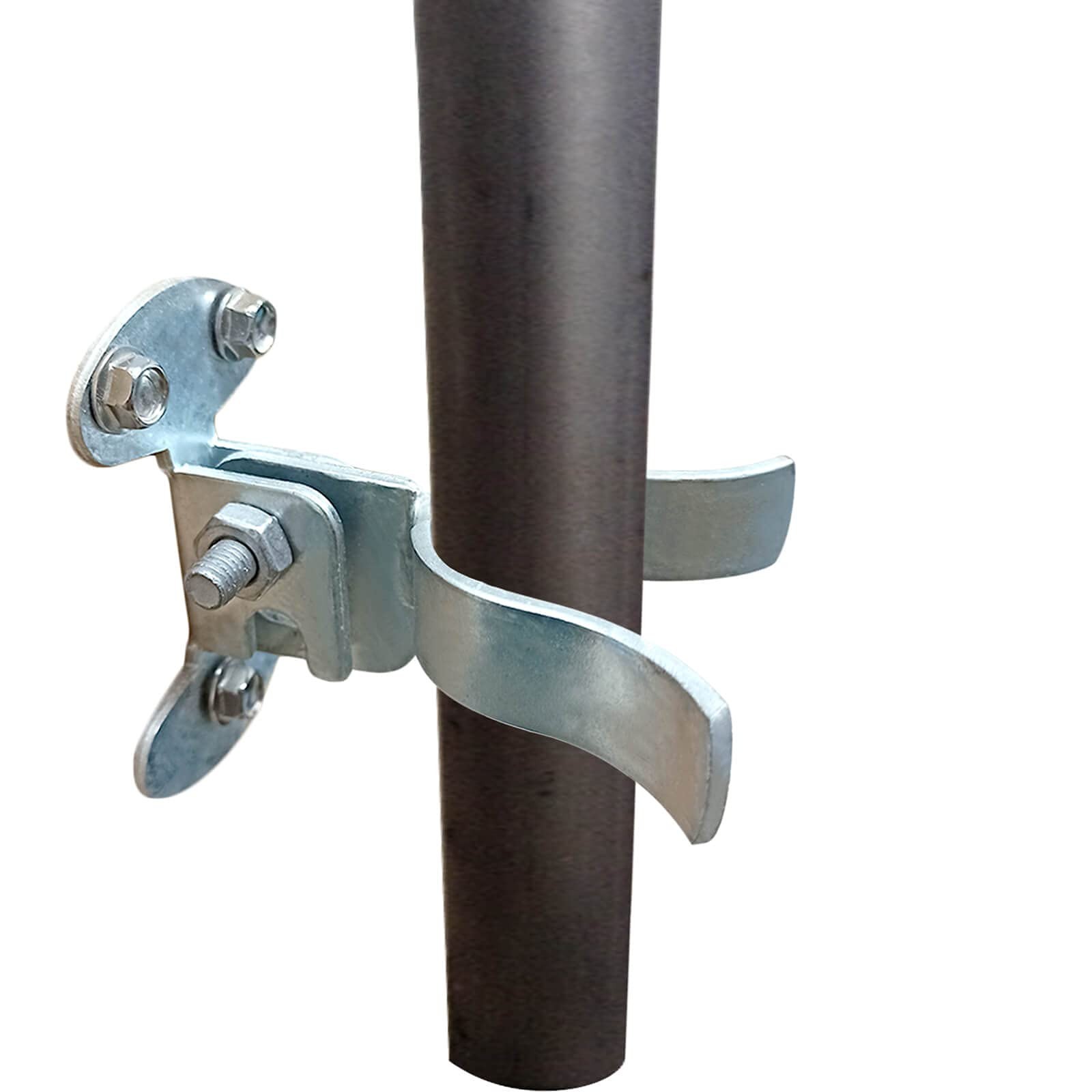 1-5/8" Flat Back Wall Mount Fork Gate Latch - Gate Latch Hardware with Screws...