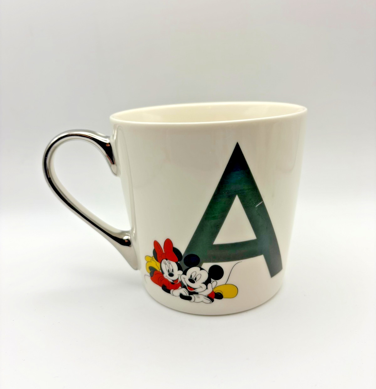 Tesco Disney MIchkey Mouse Alphabet Initial 'A' Ceramic Mug