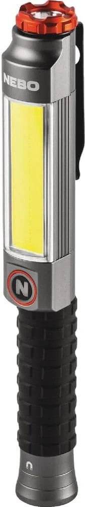 NEBO Big Larry 3 Work Light | Alkaline Batteries Included, 600 Lumens, 7 Light M
