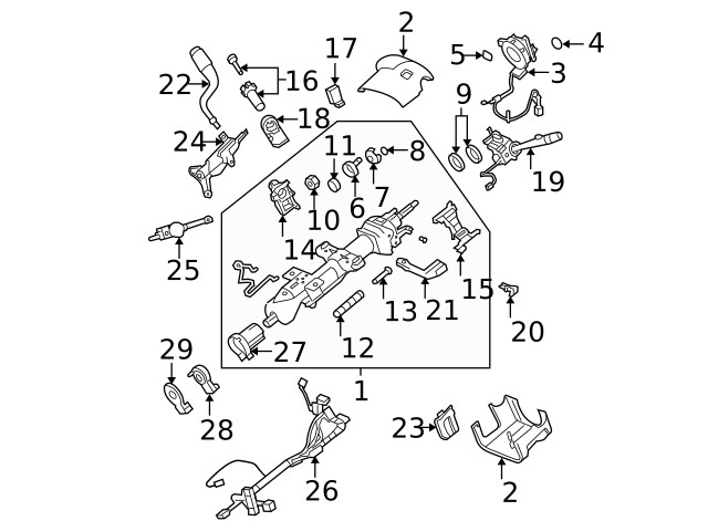Automatic Transmission Control Valve Body with Transmission Control Module