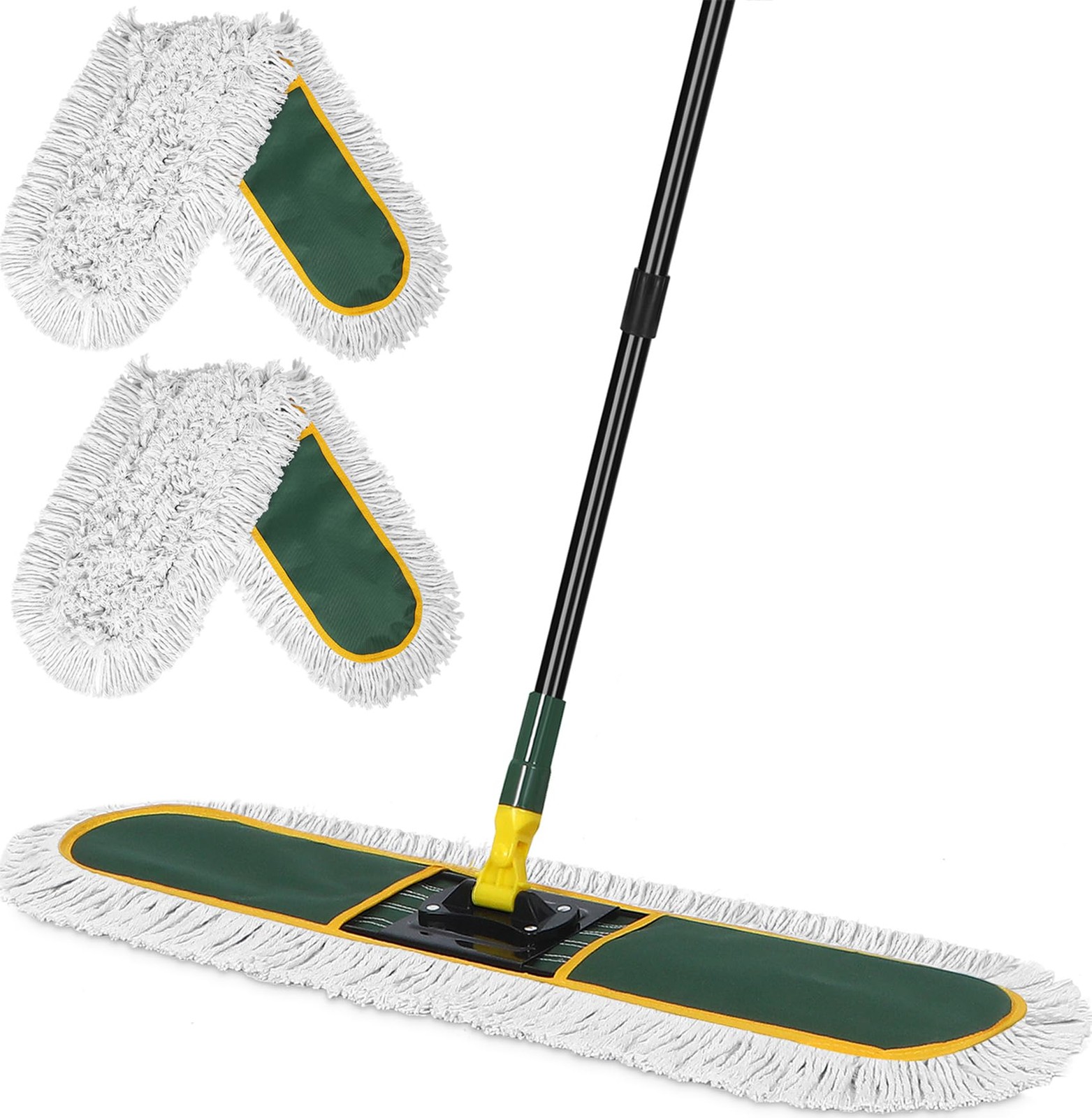 36" Commercial Dust Mop for Floor Cleaning with Mop Pads, Heavy Duty Industri...