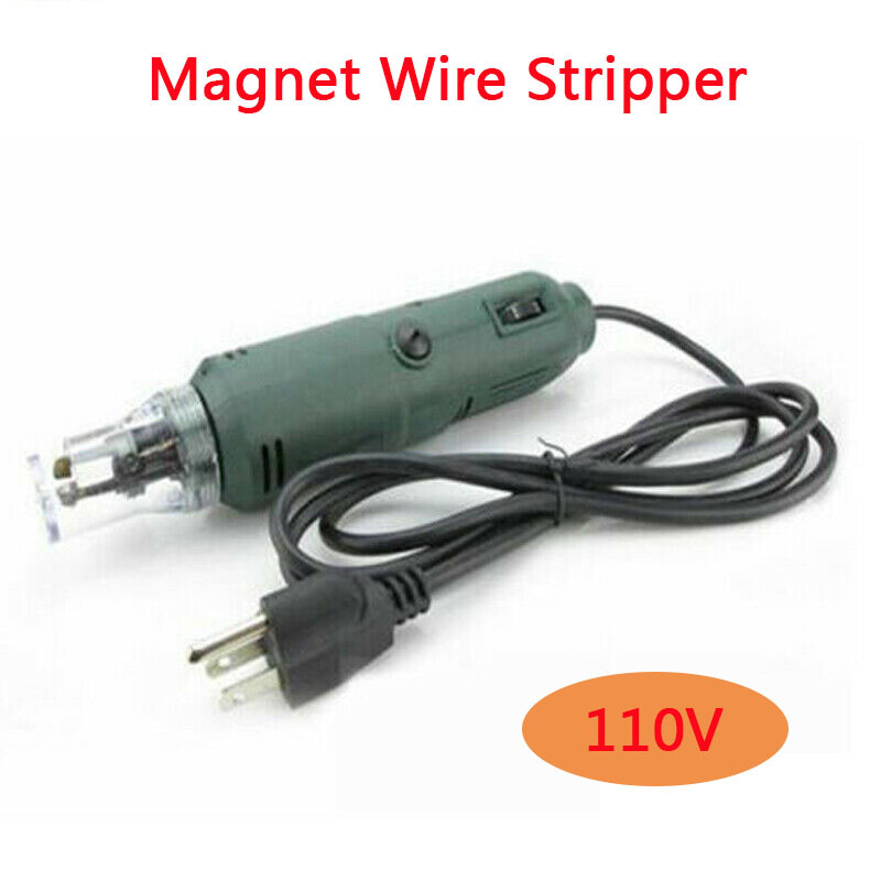 110V Pro Handheld Magnet Wire Stripping Stripper Cutter Machine 10000 r/min