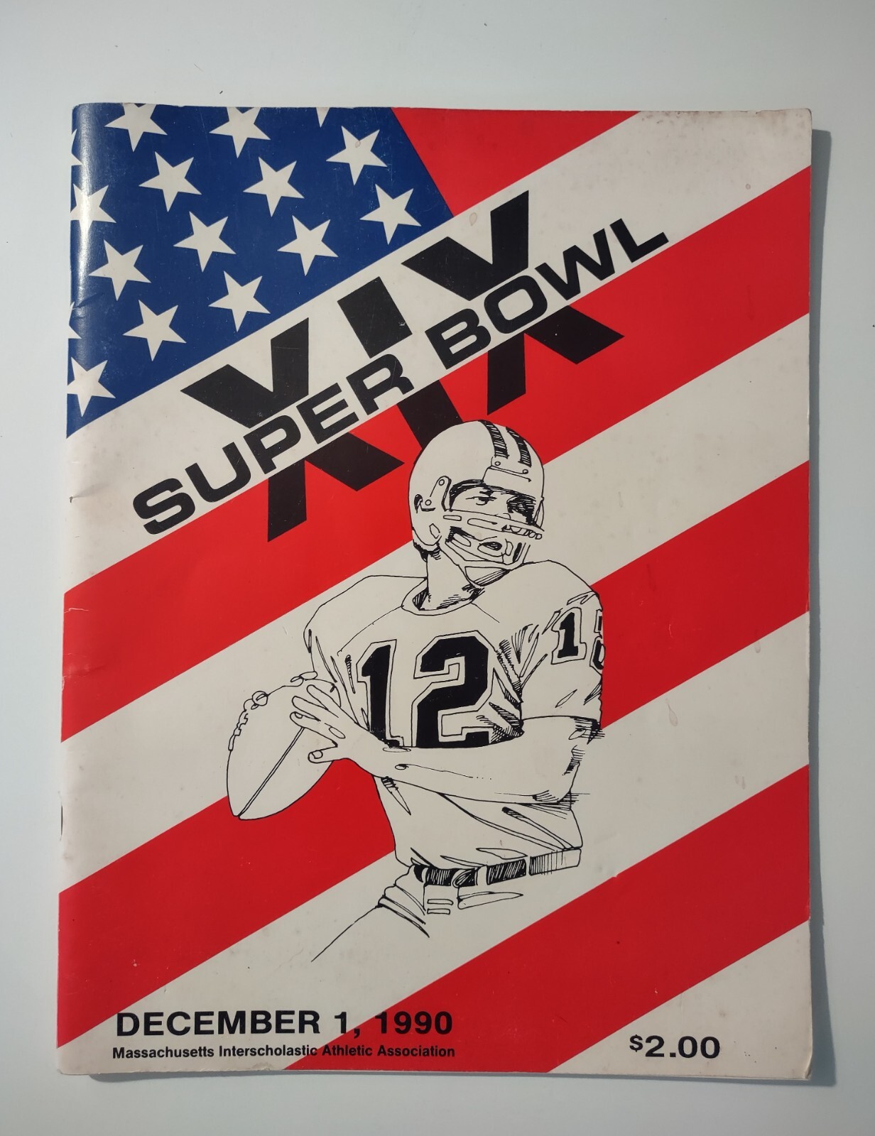 Massachusetts Interscholastic Athletic MIAA Super Bowl 19 Program 1990
