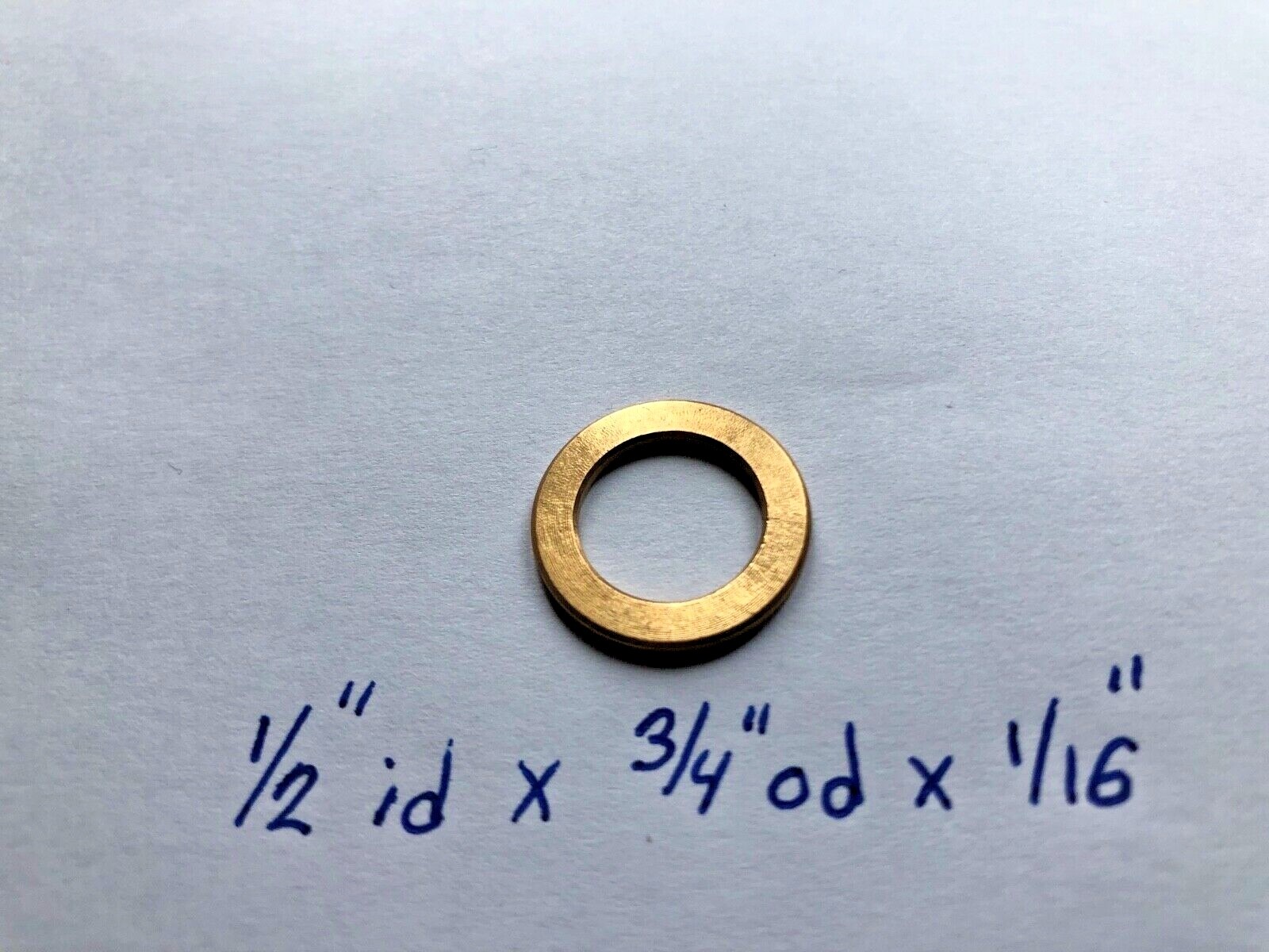 Bronze Thrust Washer New 1/2 x 3/4 x 1/16 shim bushing brass spacer bearing bush