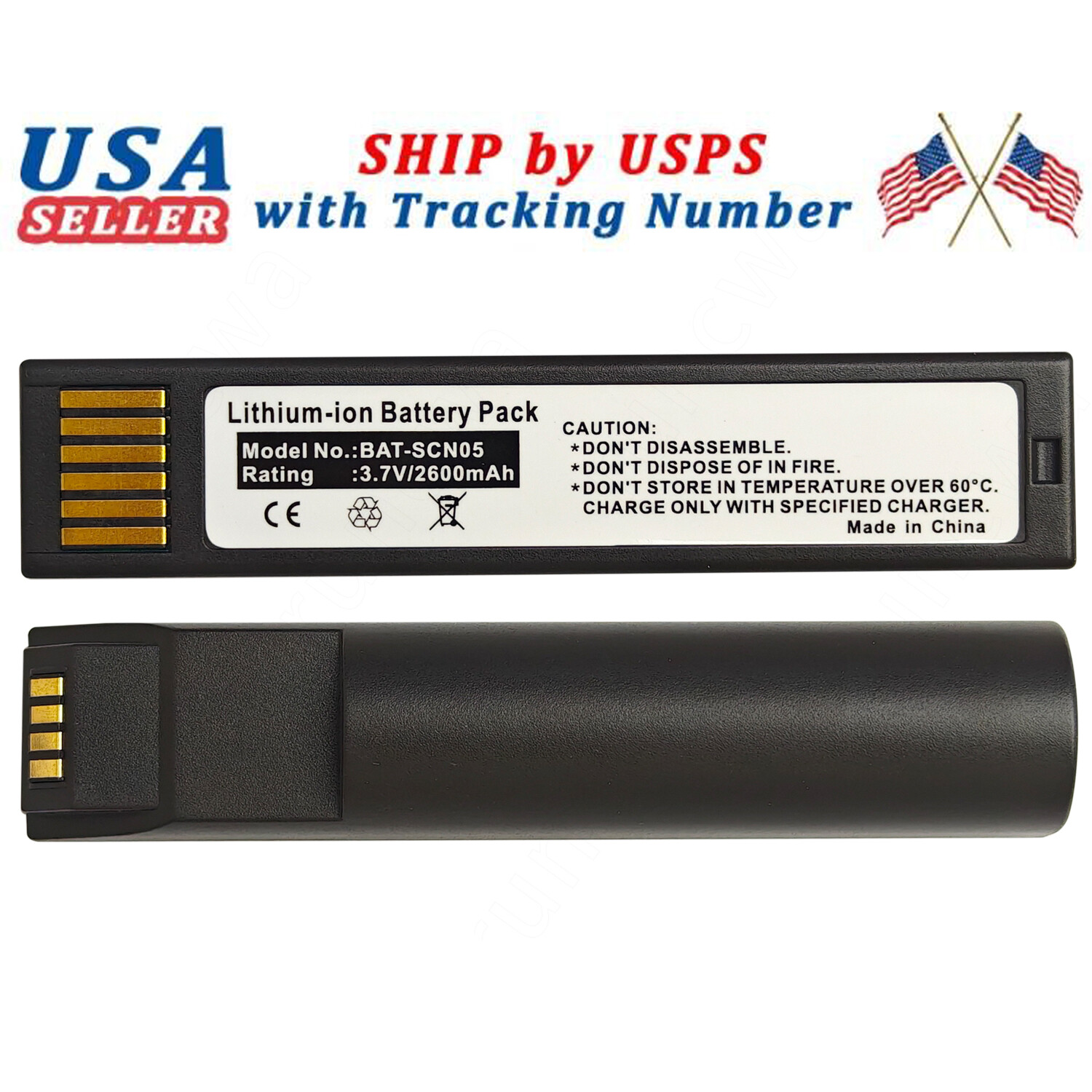 Replacement Battery BAT-SCN05 For Honeywell Xenon XP1952 1952GRS-2-31886 (REV B)