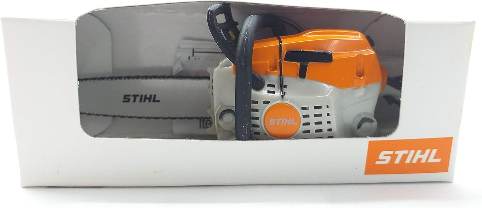 Battery Operated Stihl Chainsaw-Shaped Keyring