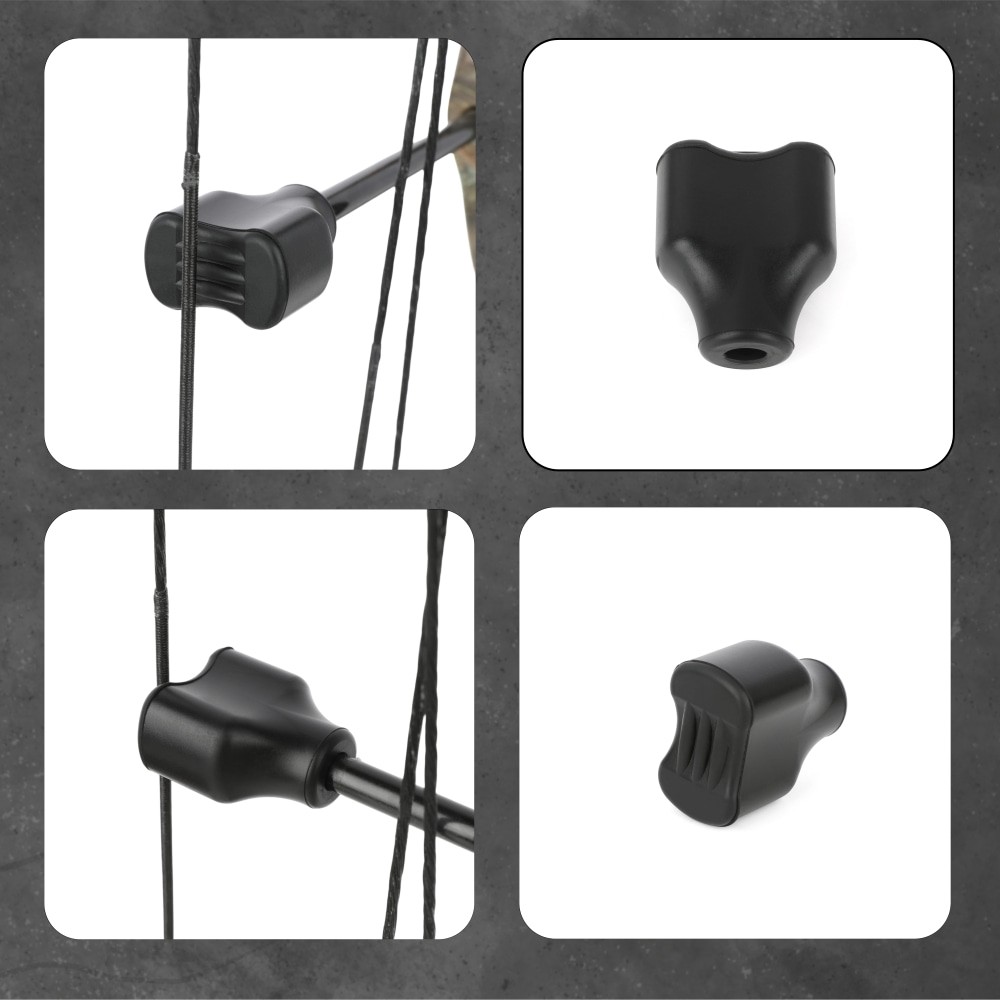 Bowstring Stopper Suppressor Rubber Shock Absorber Stabilizer Archery Hunting