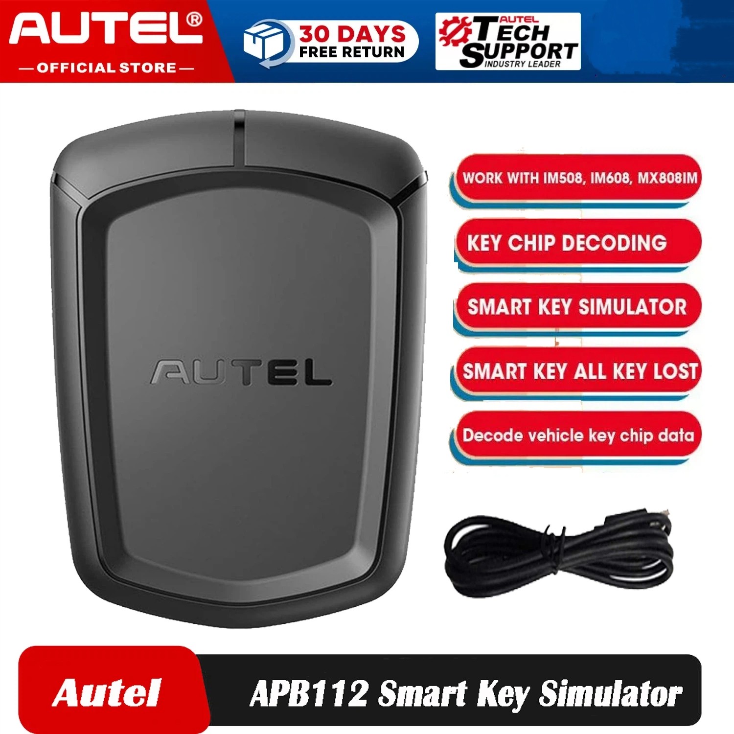 AUTEL APB112 Smart Key Simulator Collect Data for AUTEL MaxiIM IM608 IM508