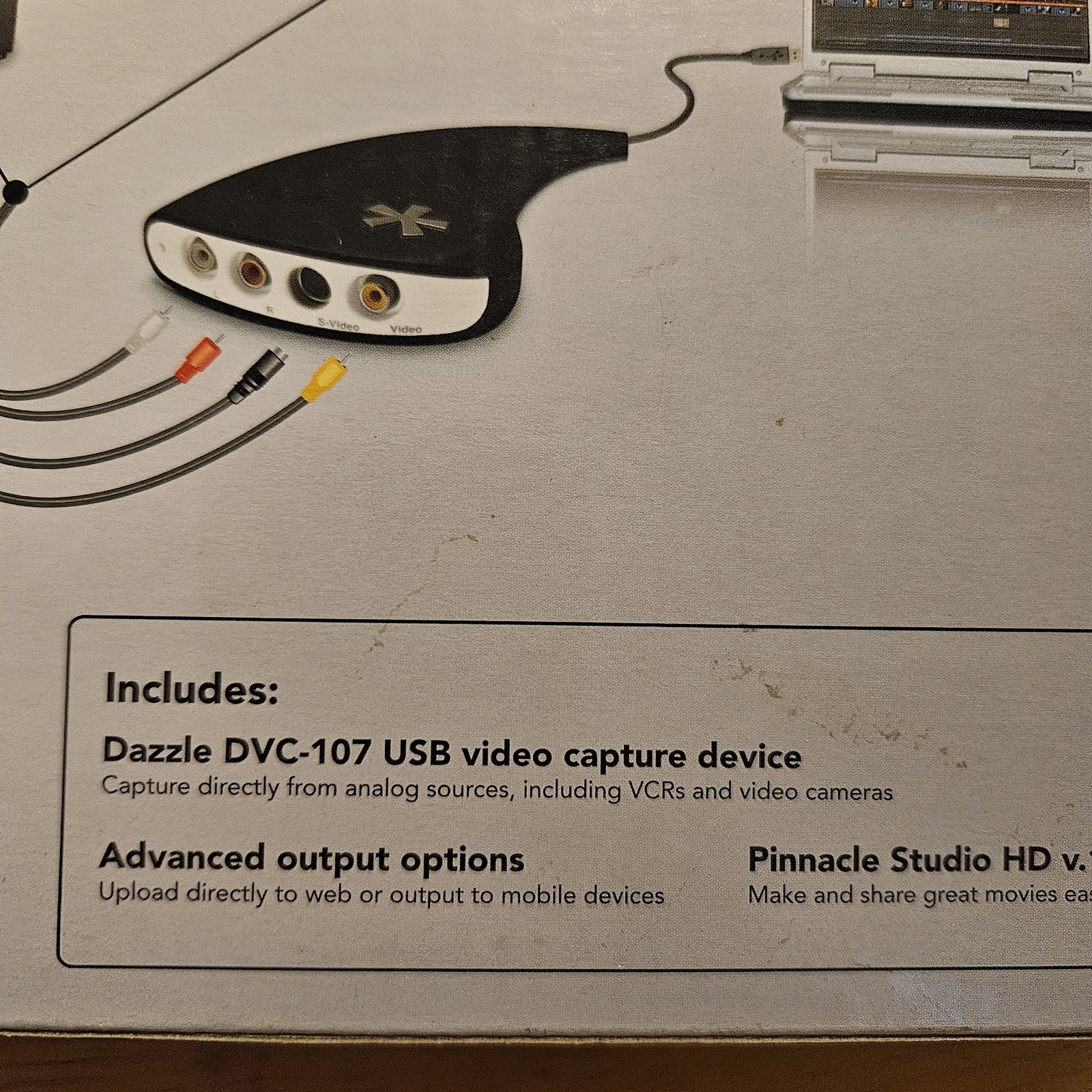 Dazzle Video Creator Plus HD DVC-107 USB Video Capture Device Open Box