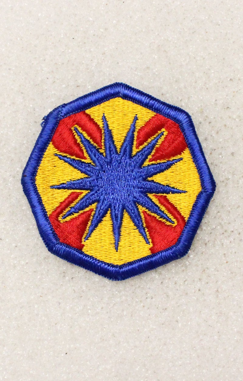 Army patch 5442 - 13th Sustainment Command w/merrowed edge