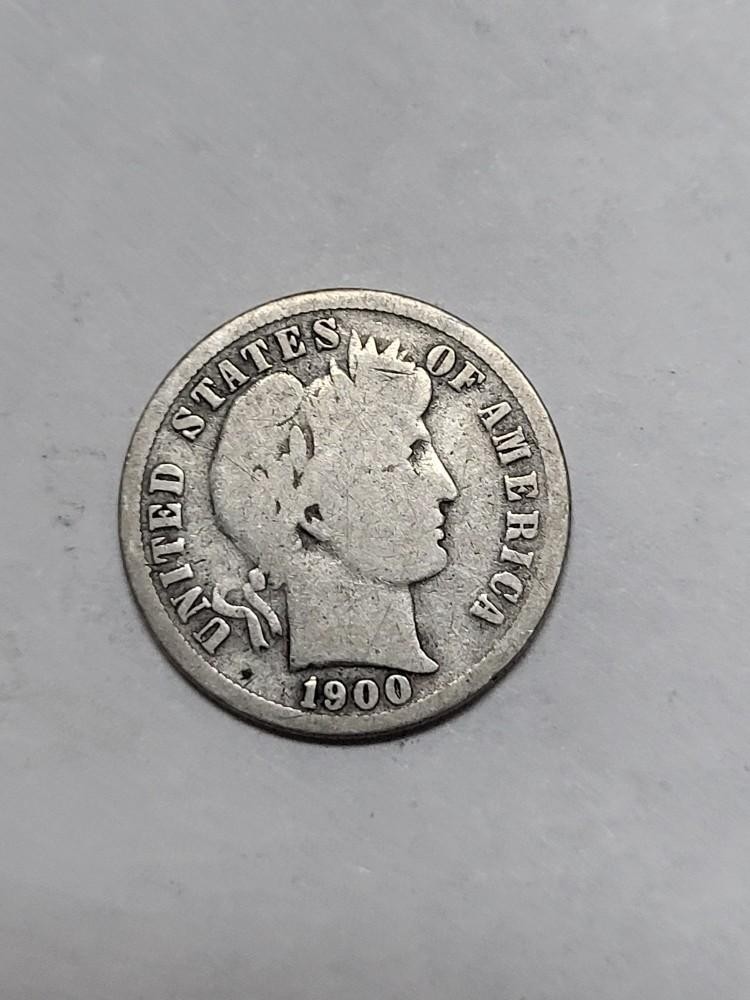 1900 S  Barber Dime  CHEAP !!!