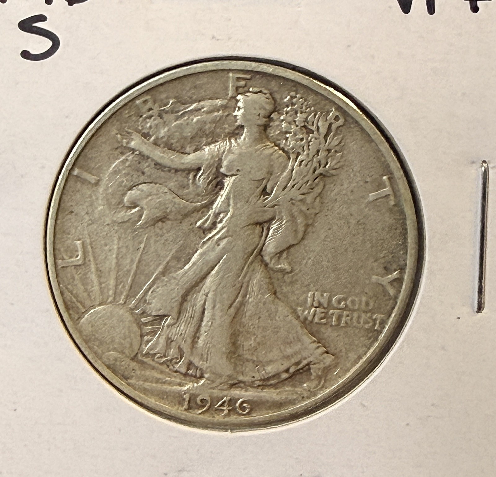 1946-S Walking Liberty Half Dollar, Nicely Circulated, (22282)