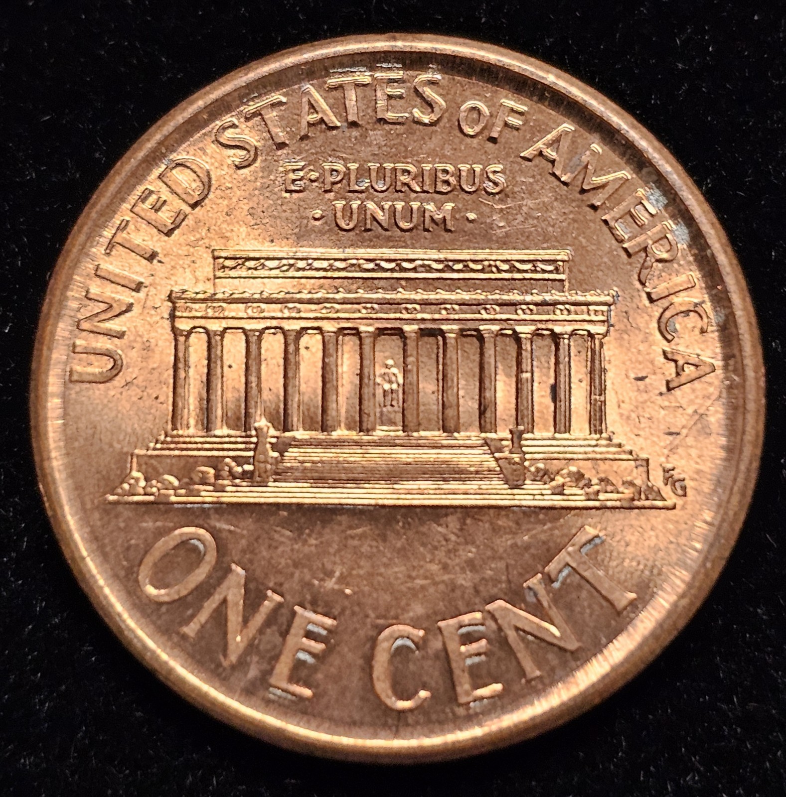 2000 Broad Struck Lincoln Memorial Cent MINT ERROR BROADSTRUCK