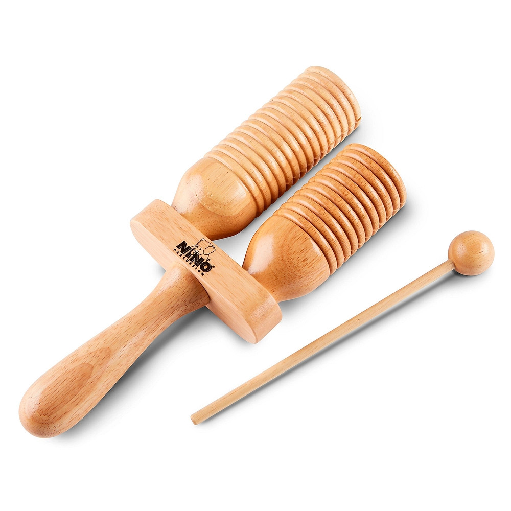 Nino Wood AGoGo hand percussion wood 0.45 lbs