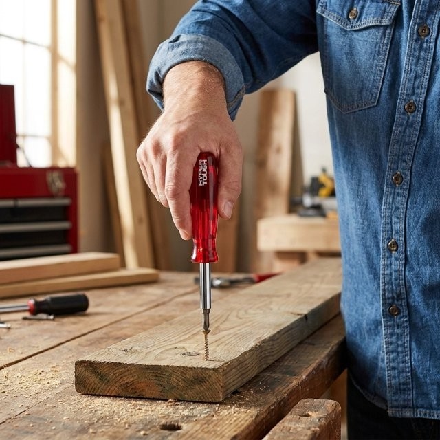 Hyper Tough 6-in-1 Acetate Screwdriver
