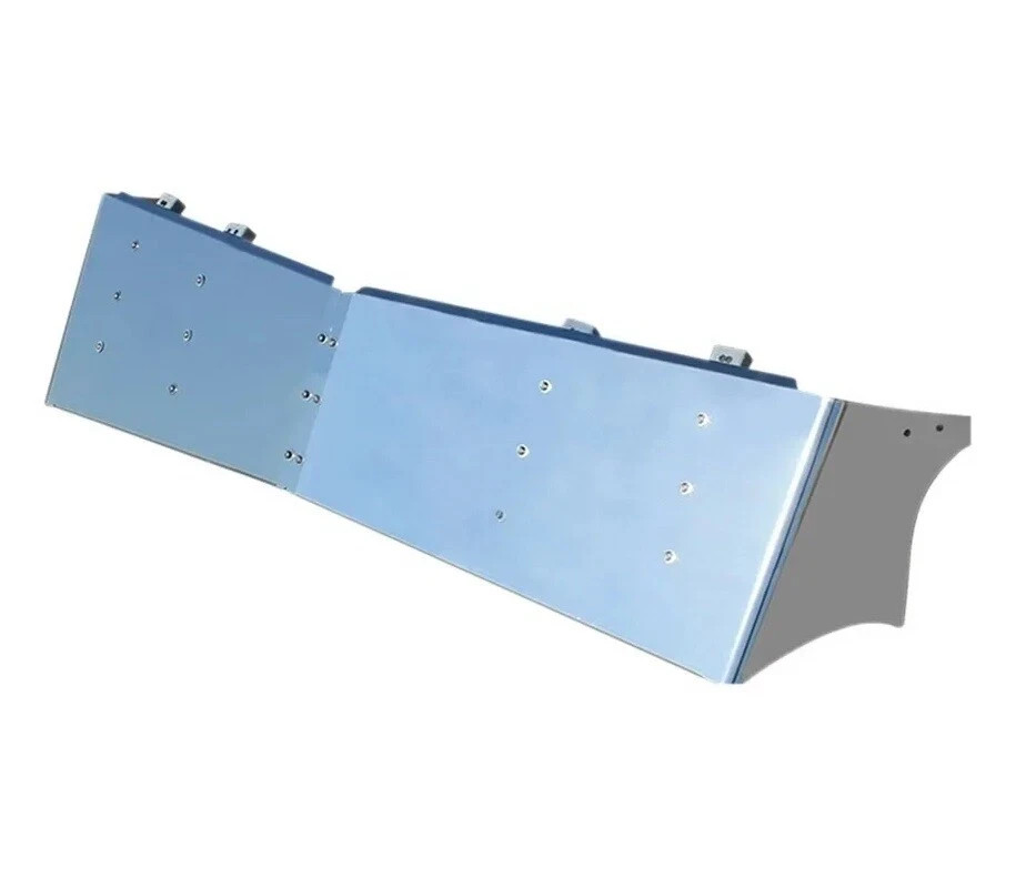 Kenworth T600 T660 W900L W900B T800 Stainless Steel 15 Inches Drop Visor