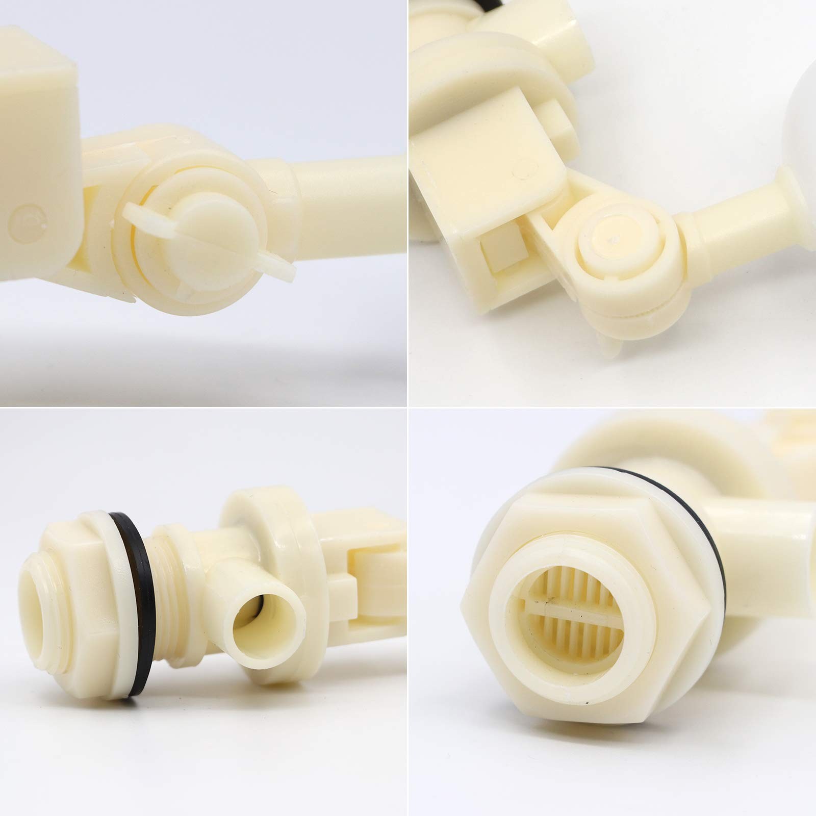 Float Valve 3/4 Inch,2 Pack Water Float Ball Valve with Adjustable Arm and Fi...